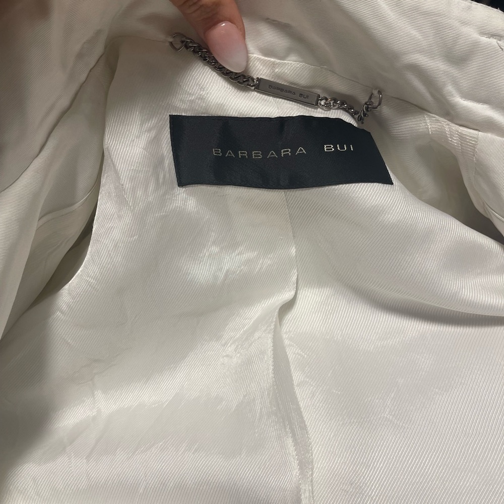 Barbara Bui light white coat. - Picture 7 of 10